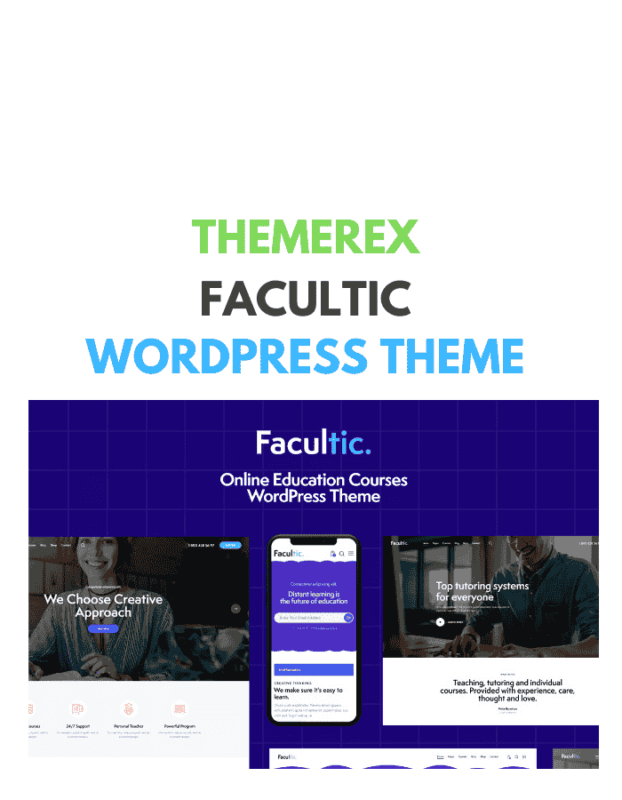 Facultic - WordPress Theme