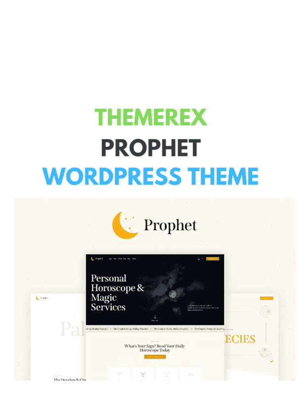 Prophet - WordPress Theme