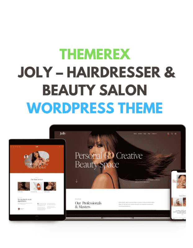 Joly – Hairdresser & Beauty Salon WordPress Theme