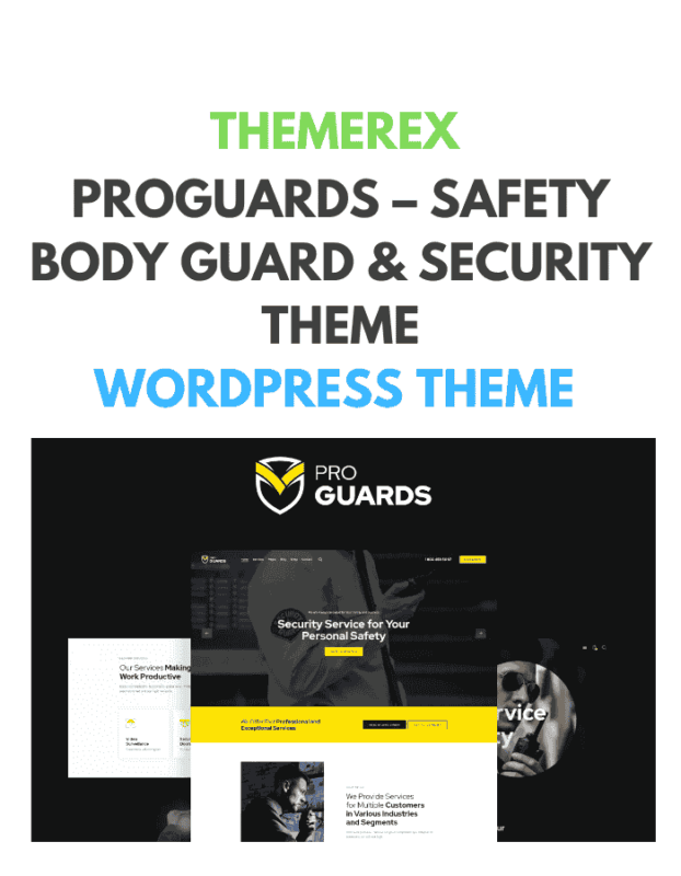 ProGuards – Safety Body Guard & Security Theme