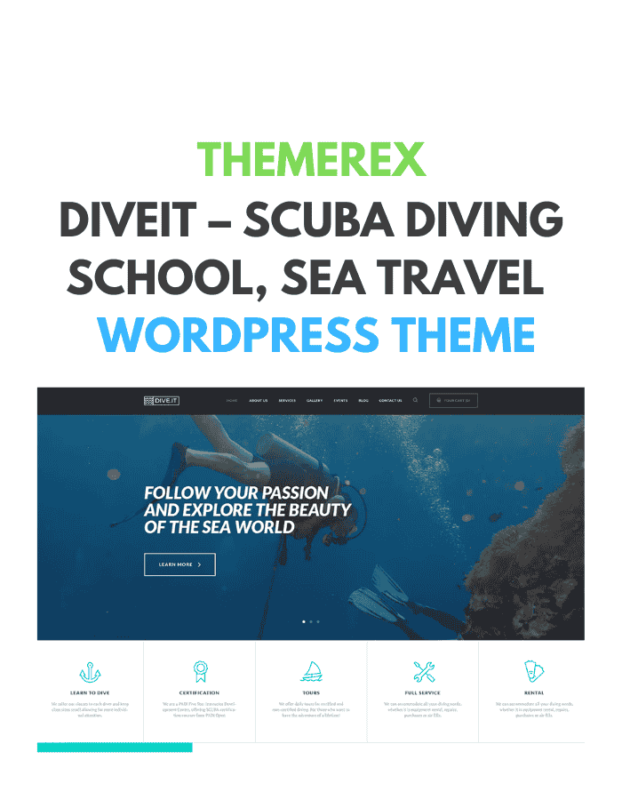 DiveIt – Scuba Diving School, Sea Travel