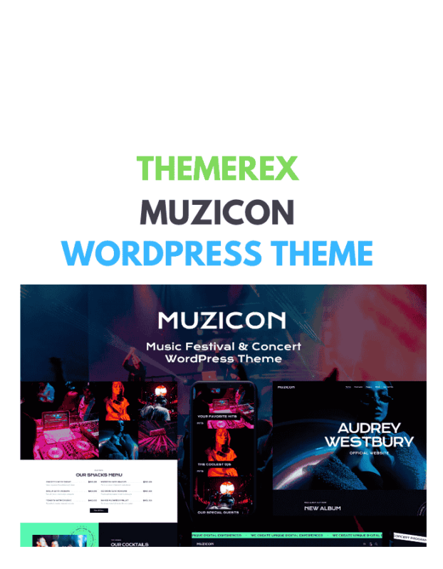 Muzicon - WordPress Theme