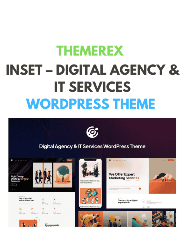 Inset – Digital Agency & IT Services WordPress Theme