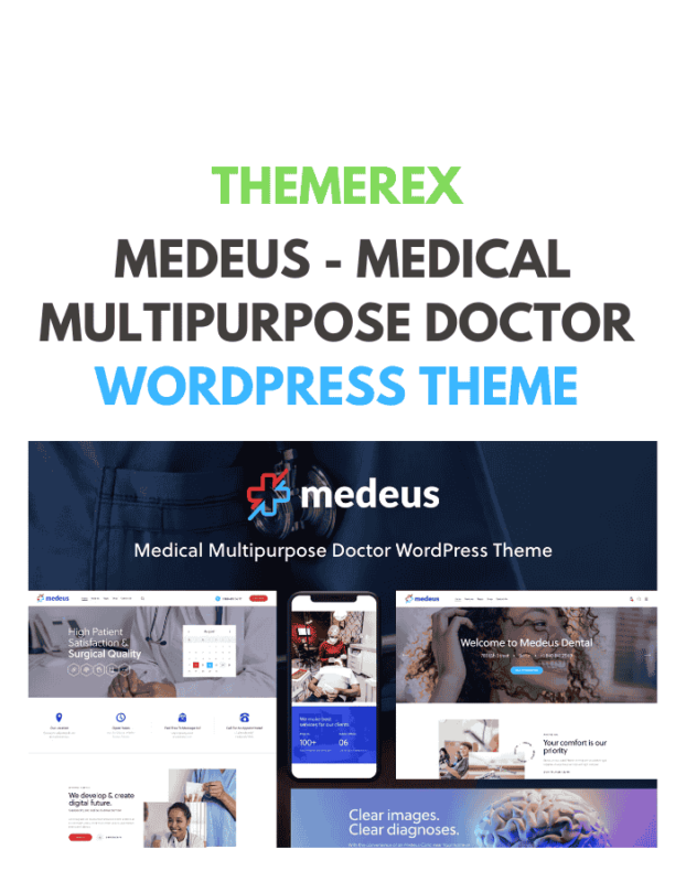 Medeus - Medical Multipurpose Doctor WordPress Theme