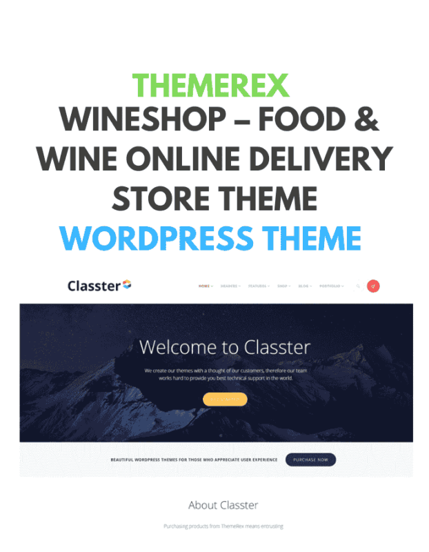 WineShop – Food & Wine Online Delivery Store Theme