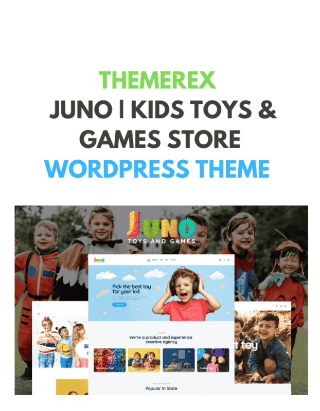 Juno | Kids Toys & Games Store WordPress Theme