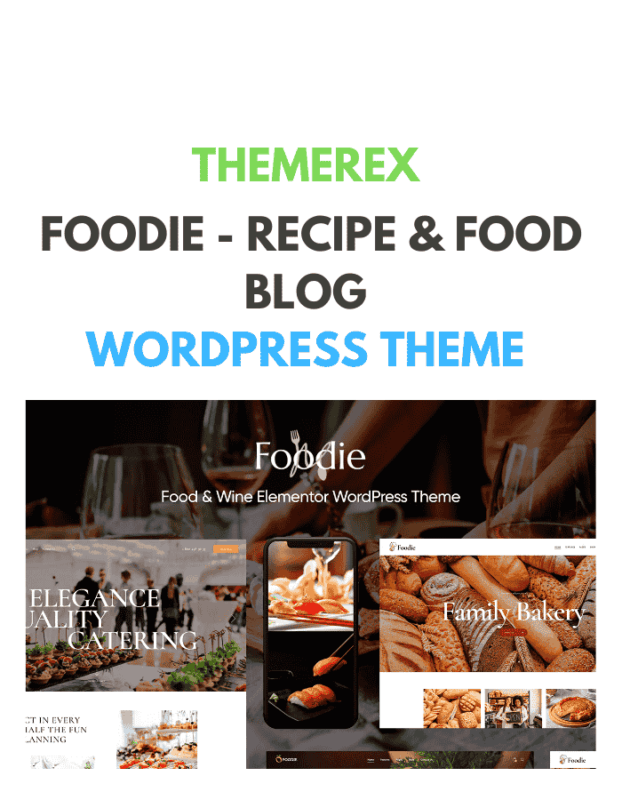 Foodie - Recipe & Food Blog WordPress Theme