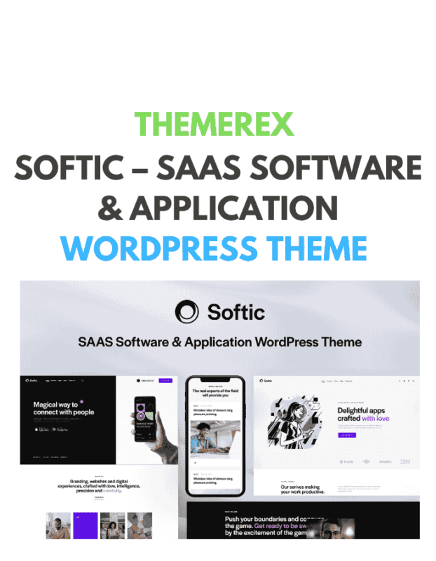 Softic – SAAS Software & Application WordPress Theme