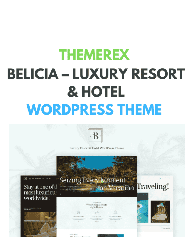 Belicia – Luxury Resort & Hotel WordPress Theme