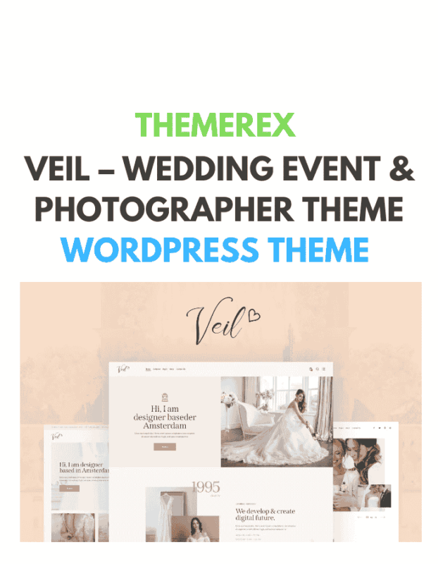 Veil – Wedding Event & Photographer Theme