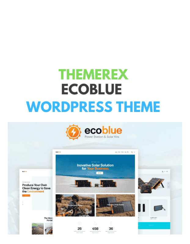 EcoBlue - WordPress Theme