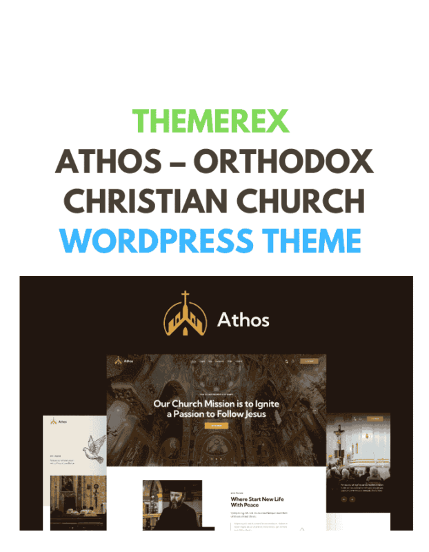 Athos – Orthodox Christian Church WordPress Theme