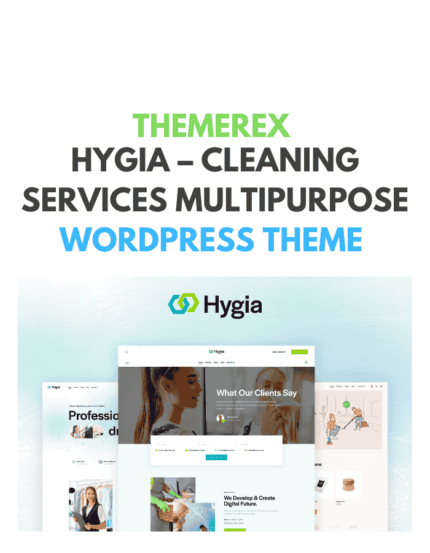 Hygia – Cleaning Services Multipurpose WordPress Theme