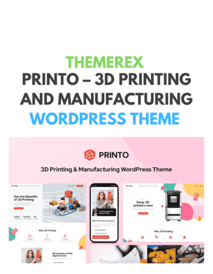 Printo – 3D Printing and Manufacturing WordPress Theme