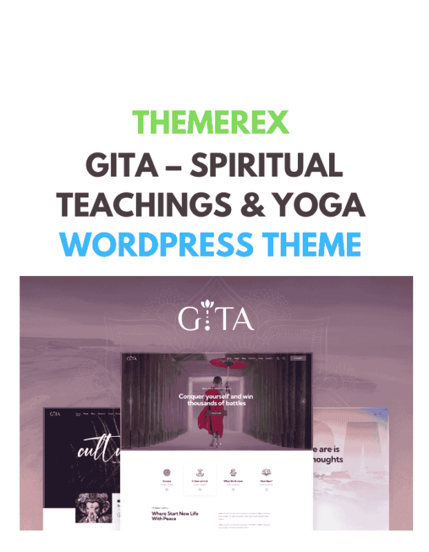 Gita – Spiritual Teachings & Yoga WordPress Theme