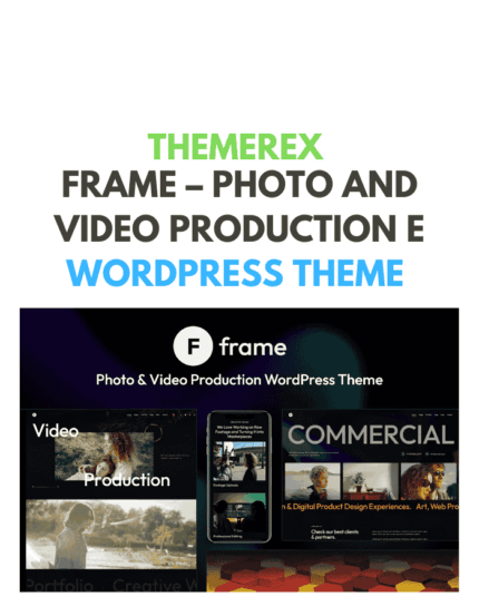 Frame – Photo and Video Production WordPress Theme