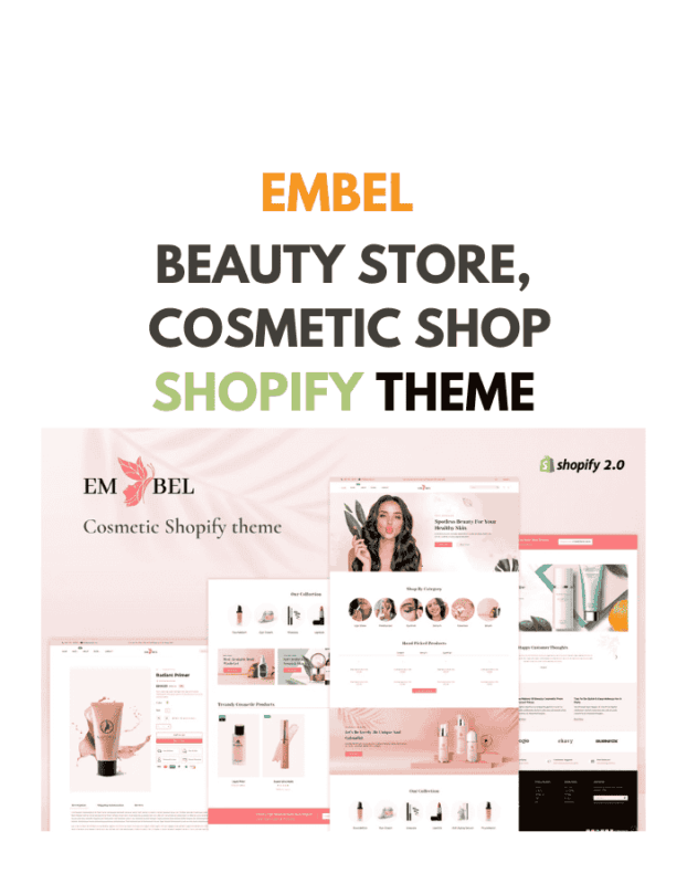 Embel - Beauty Store, Cosmetic Shop Shopify Theme