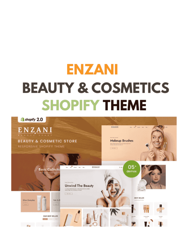 Enzani - Beauty & Cosmetics Shopify Theme