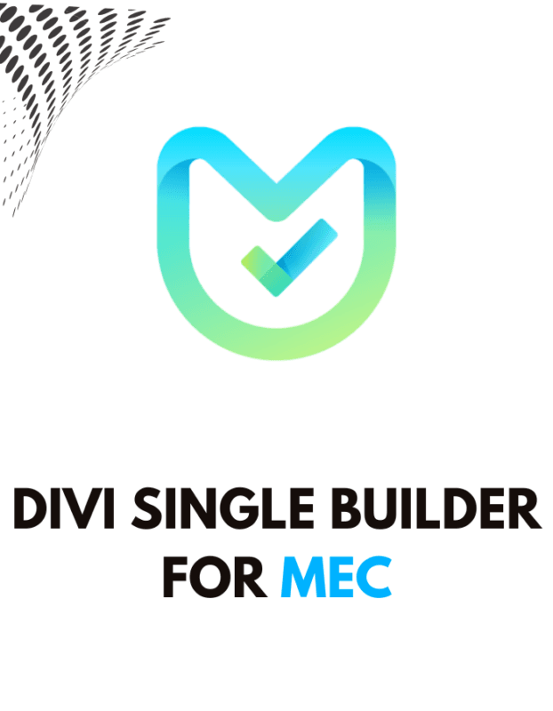 Divi Single Builder for MEC