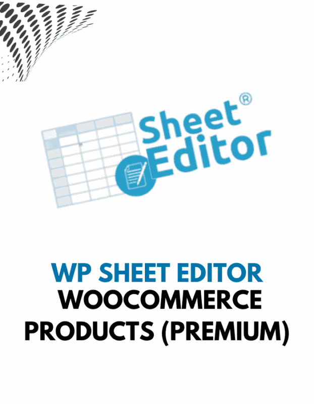 WP Sheet Editor – WooCommerce Products (Premium)