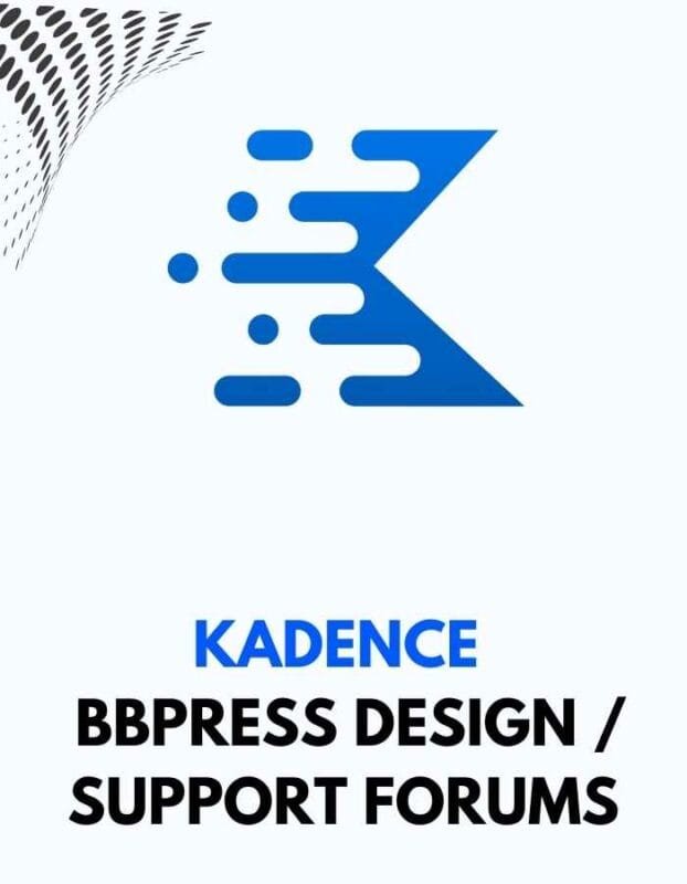 Kadence bbPress Design / Support Forums
