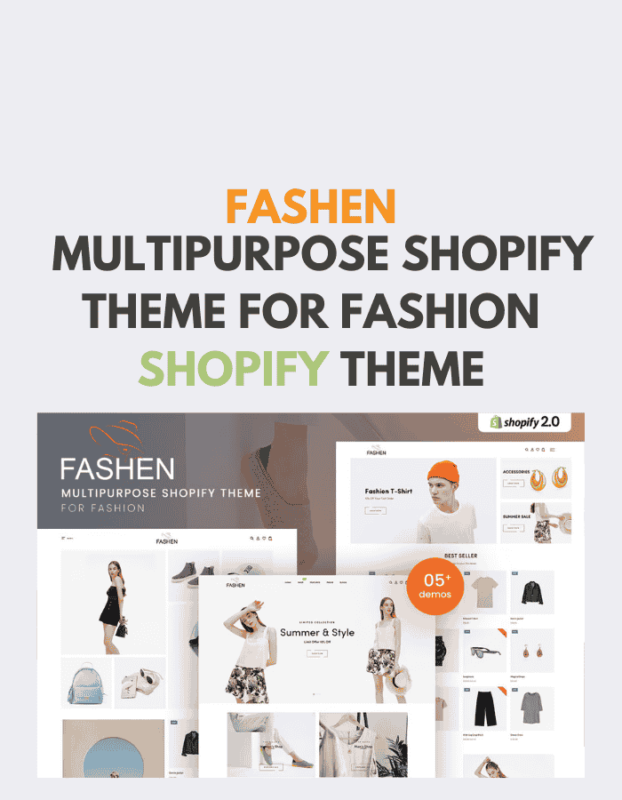 Fashen - Multipurpose Shopify Theme for Fashion