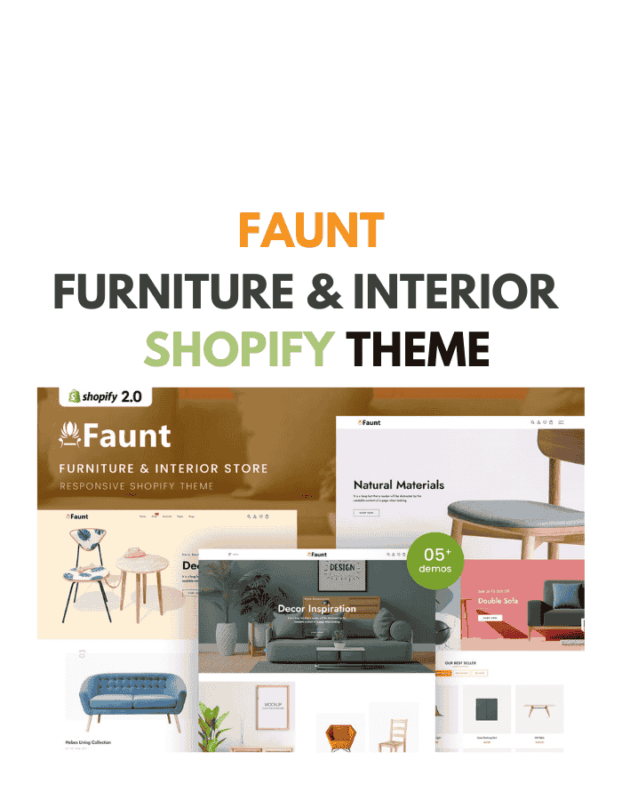 Faunt - Furniture & Interior Shopify Theme
