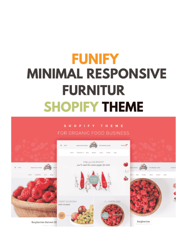 Funify - Minimal Responsive Furnitur Shopify Theme