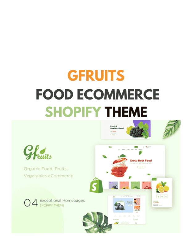 GFruits Food eCommerce Shopify Theme
