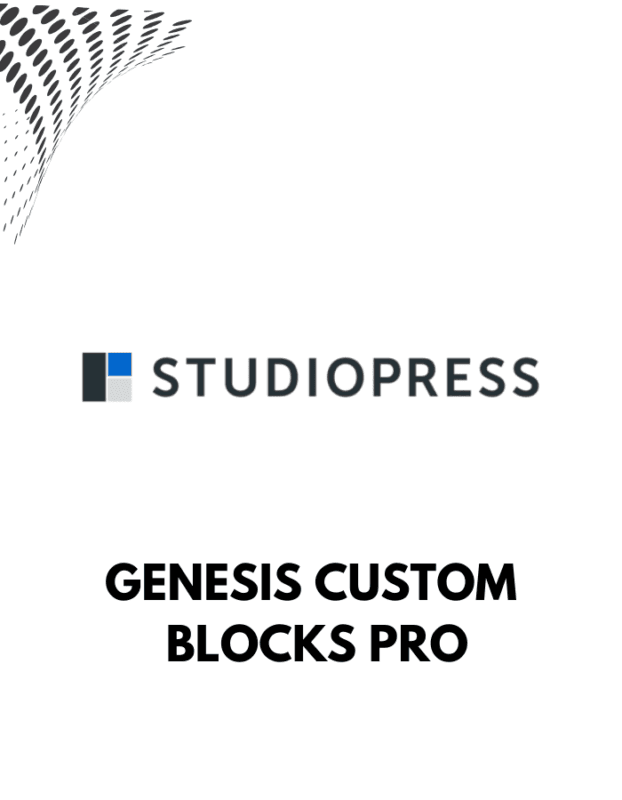 Genesis Custom Blocks Pro