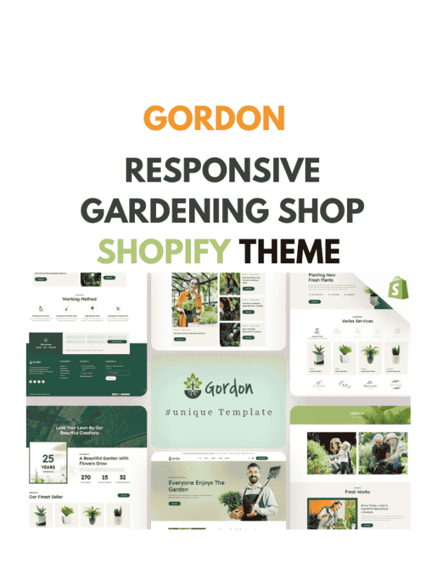 Gordon - Responsive Gardening Shop Shopify Theme
