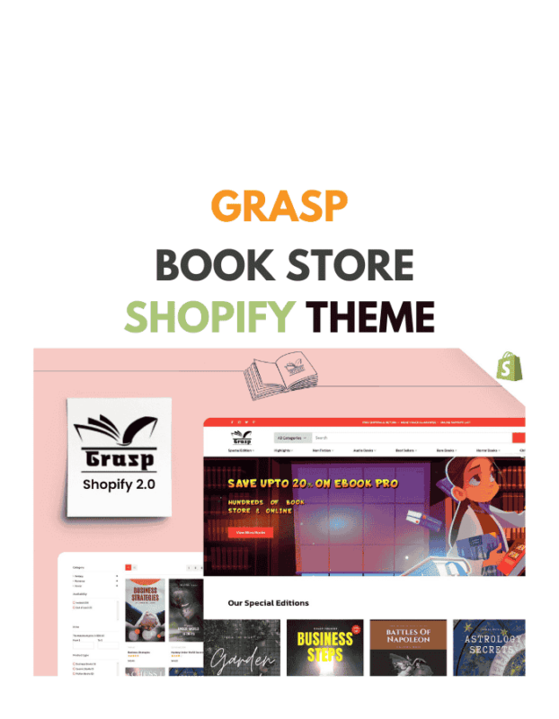 Grasp - Shopify Book Store Theme