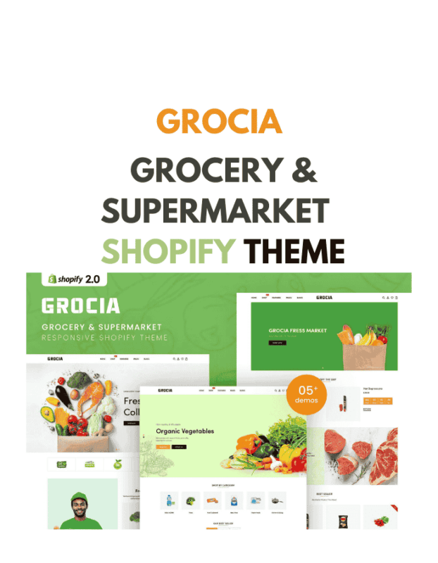 Grocia - Grocery & Supermarket Shopify Theme