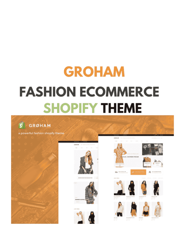 Groham - Fashion eCommerce Shopify Theme