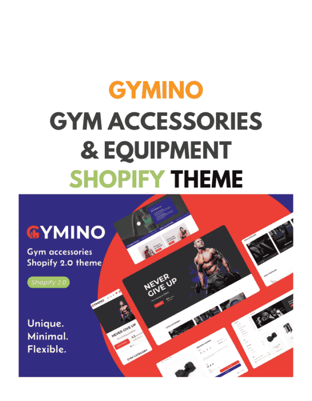 Gymino - Gym Accessories & Equipment Shopify Theme