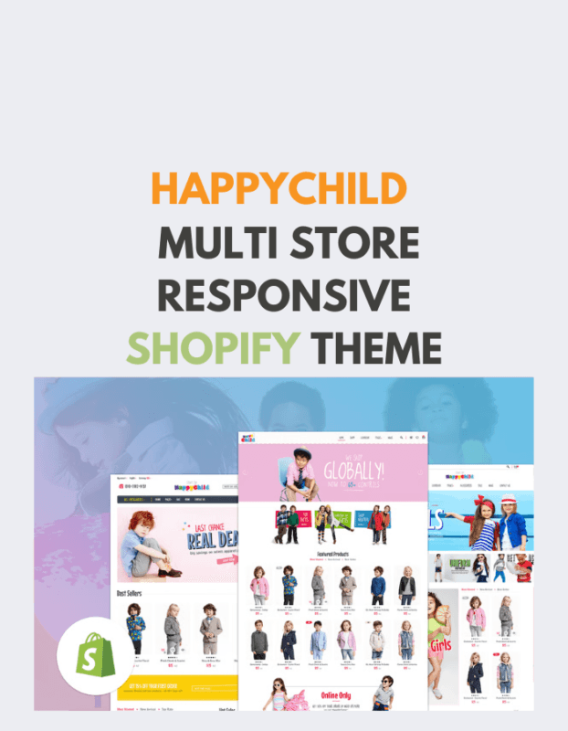 HappyChild Multi Store Responsive Shopify Theme