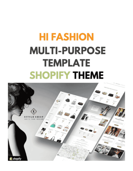 Hi Fashion Multi-purpose Shopify Store Template