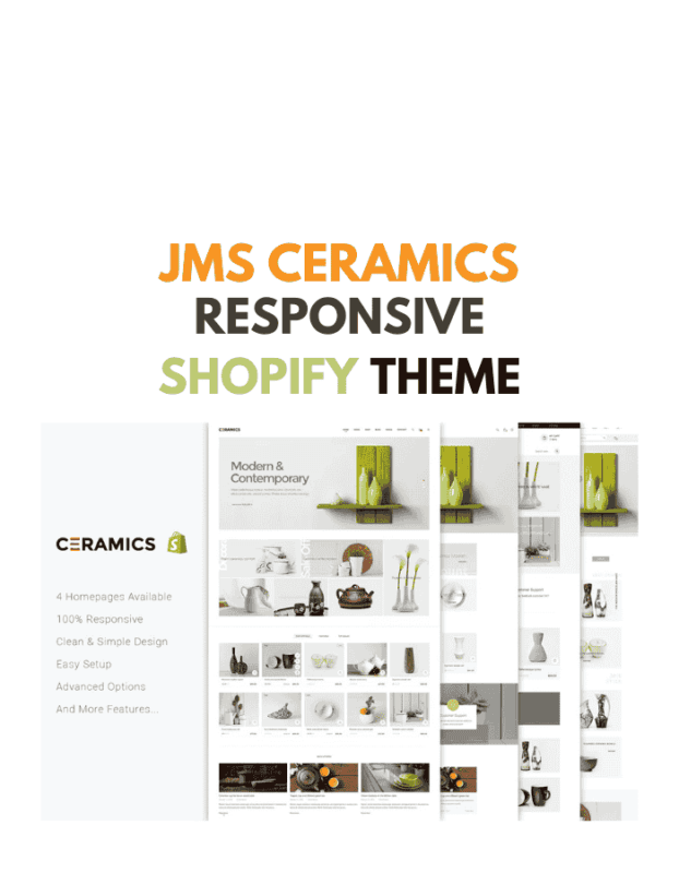 Jms Ceramics - Responsive Shopify Theme