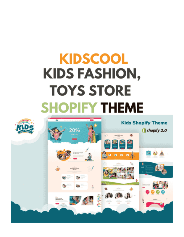 Kidscool - Kids Fashion, Toys Store Shopify Theme