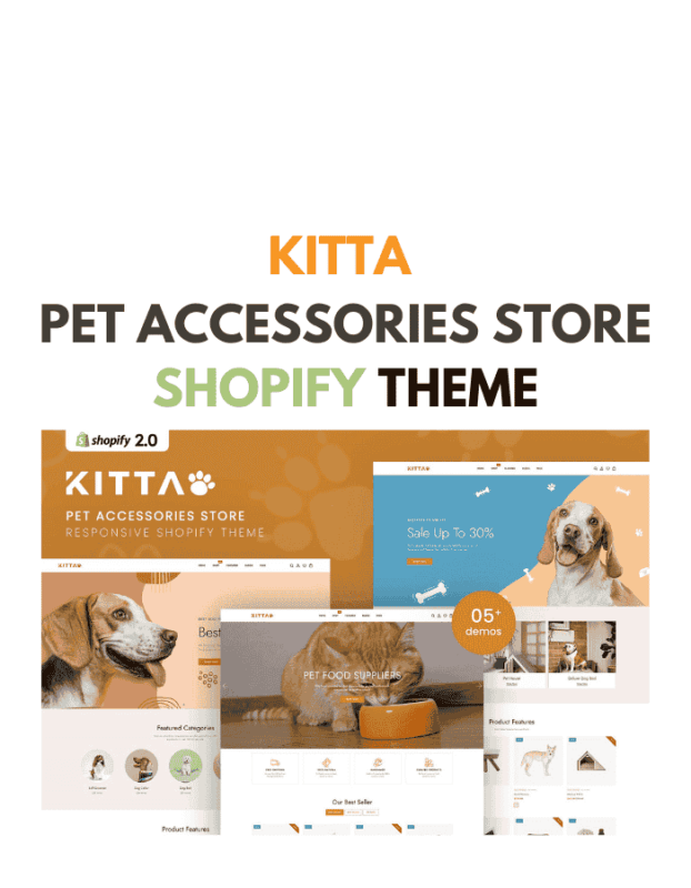 Kitta - Pet Accessories Store Shopify Theme