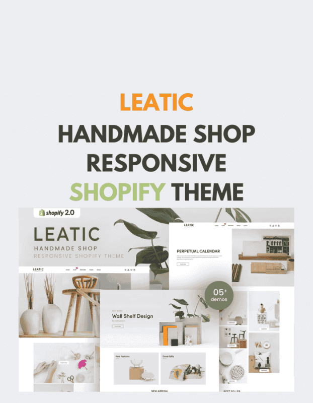 Leatic - Handmade Shop Responsive Shopify Theme