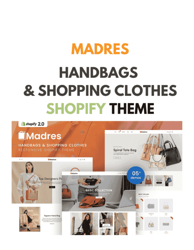 Madres - Handbags & Shopping Clothes Shopify Theme