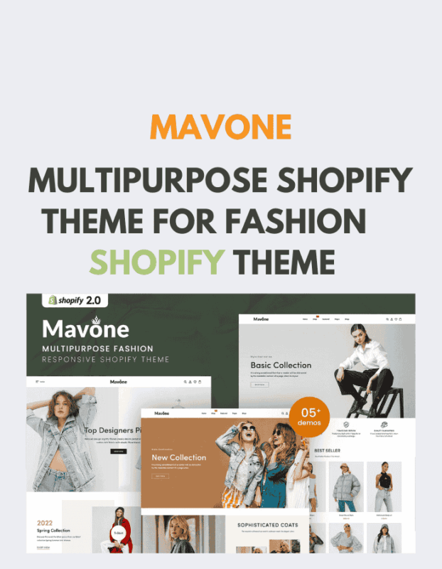 Mavone - Multipurpose Shopify Theme for Fashion