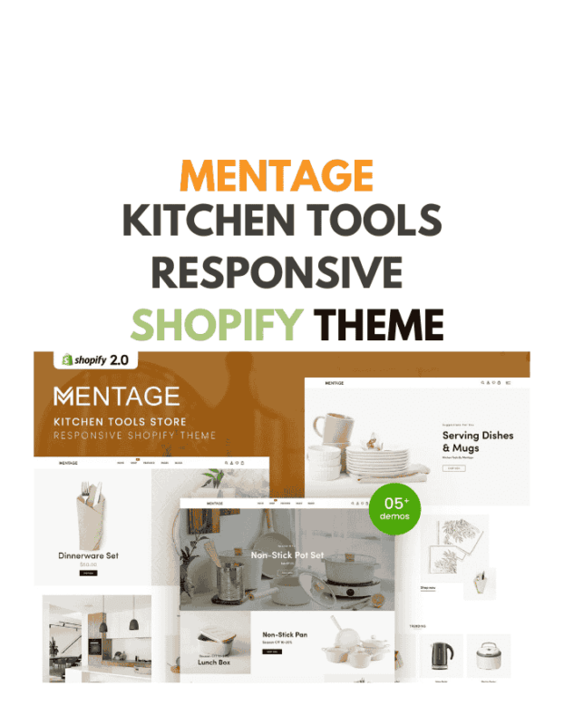 Mentage - Kitchen Tools Responsive Shopify Theme