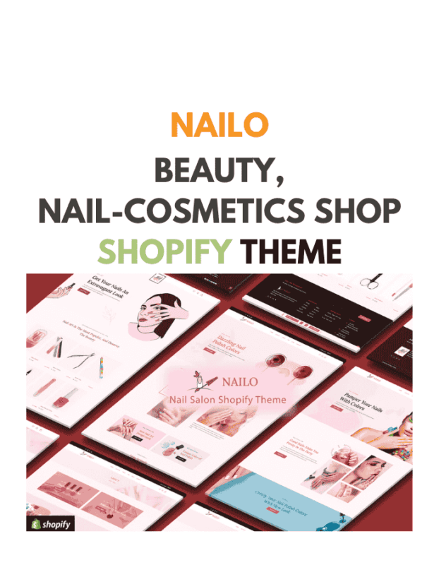 Nailo - beauty,Nail-Cosmetics Shop Shopify Theme