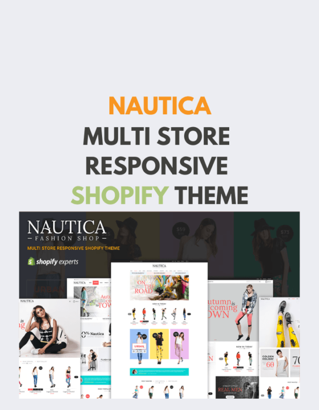 Nautica Multi Store Responsive Shopify Theme