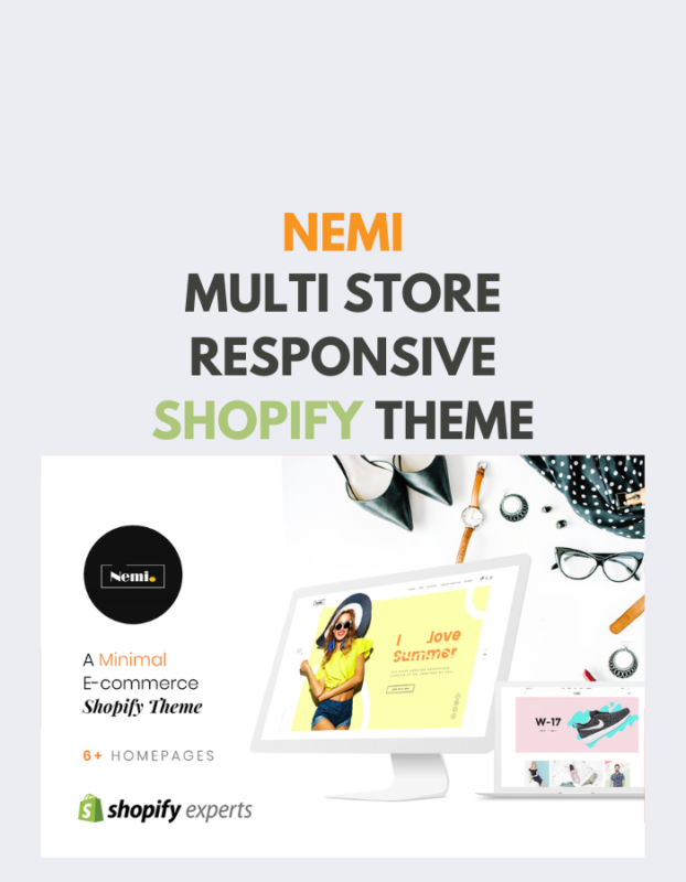 Nemi Multi Store Responsive Shopify Theme