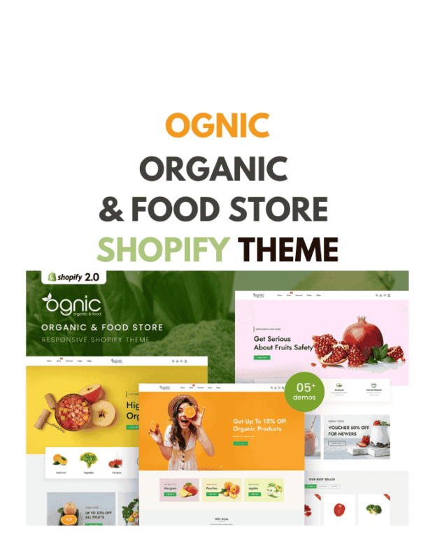 Ognic - Organic & Food Store Shopify Theme