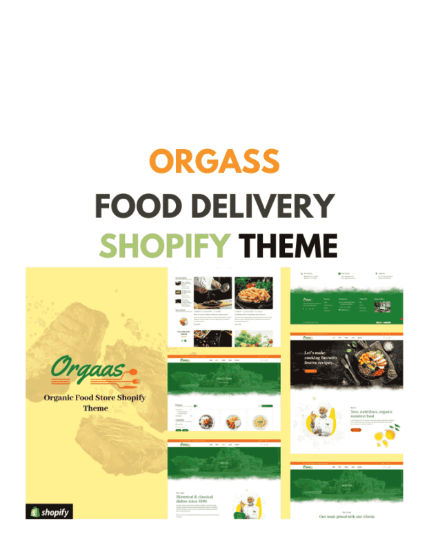 Orgass - Food Delivery Shopify Theme
