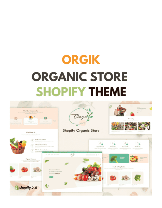 Orgik - Shopify Organic Store